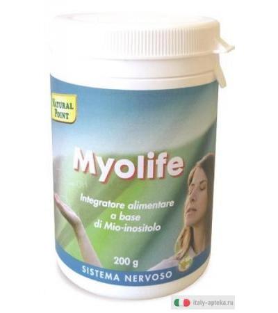 Natural Point Myolife (Mio-inositolo) Integratore alimentare Sistema nervoso e fegato 200g