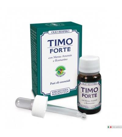 Olio Respiro Timo Forte Con Menta e Rosmarino