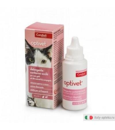 Optivet Soluzione Detergente Contorno Occhi Per Cani e Gatti 50ml