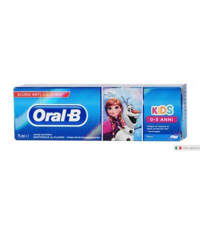Oral-B Kids Dentifricio Frozen per bambini 0-5 anni 75ml gusto menta