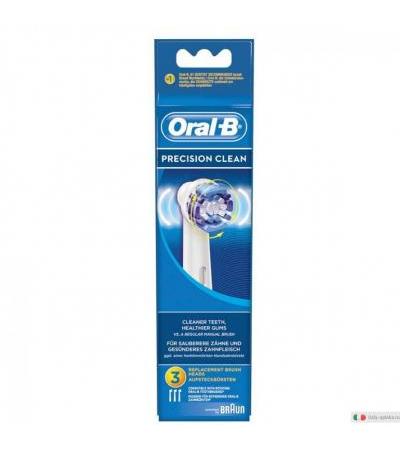 Oral-b precision clean 3 testine di ricambio