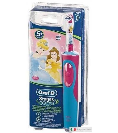 Oral-B stages power spazzolino elettrico Principessa Ricaricabile