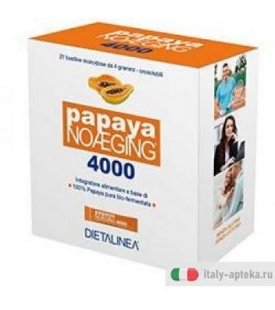 Papaya Noaeging 4000 integratore alimentare 21 bustine monodose orosolubili