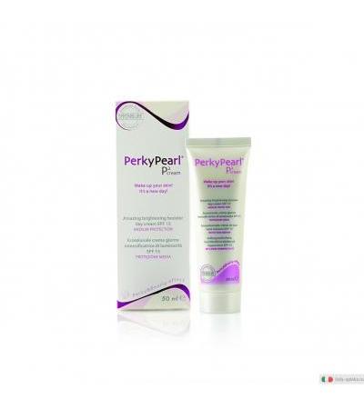 PerkyPearl 2P cream crema giorno intensificatrice di luminosità spf 15 protezione media 50ml