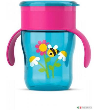 Philips Avent Tazza per grandi Rosa 250 ml 12m+
