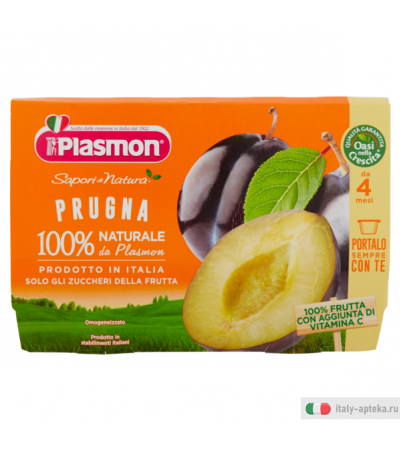 Plasmon Sapori di Natura gusto prugna 4x100g