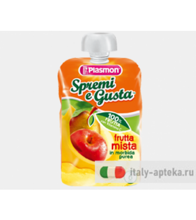 Plasmon spremi e gusta frutta mista in morbida purea dal 6° mese 100g