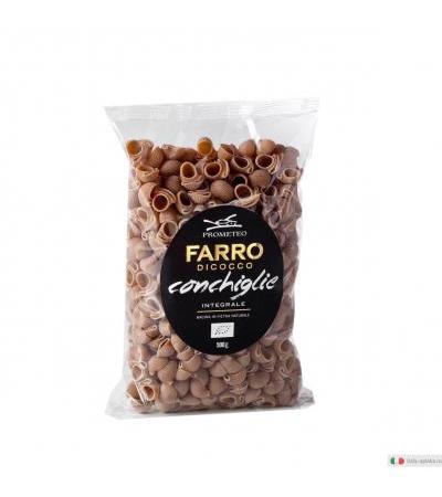 Prometeo conchiglie di farro dicocco integrale 500g