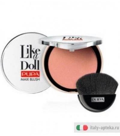 Pupa Like a Doll Maxi Blush compatto colore radioso n. 202 Juicy Peach
