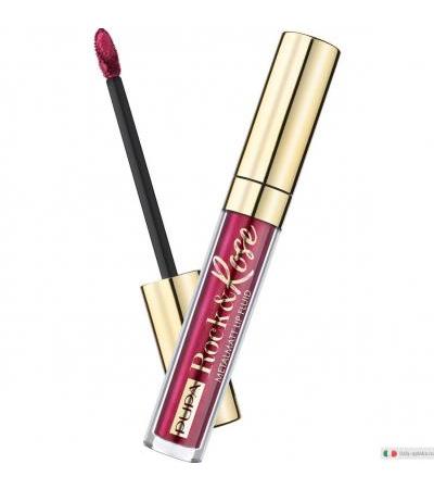 Pupa Rock&Rose Metalmatt Lip Fluid rossetto liquido 002 True Ruby