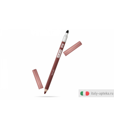 Pupa True Lips Matita contorno labbra 018 brown