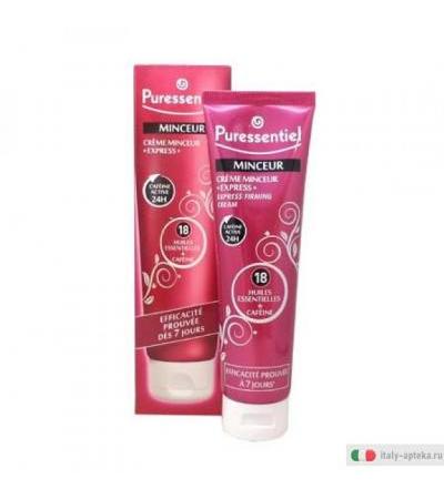 Puressentiel crema snellente express con 18 oli essenziali e caffeina attiva 150ml
