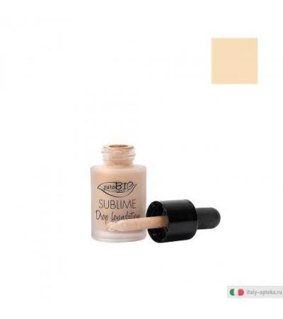 Purobio Sublime Fondotinta Fluido SPF10 anti-inquinamento n.01 15ml