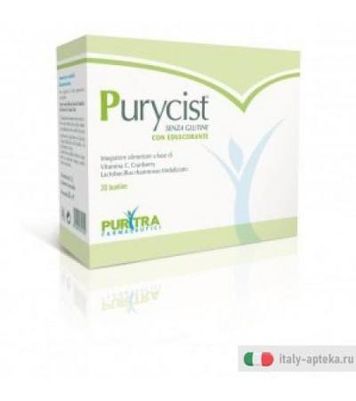 Purycist funzionalità delle vie urinarie senza glutine 20 bustine