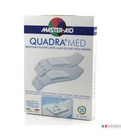 QuadraMed cerotti dermoattivi ipoallergenici 20 strip 2 formati