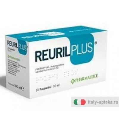 Reuril Plus Integratore Fermenti Lattici e Fibre 10 Flaconcini