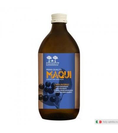 Salugea Succo Maqui spremuta 100% pura utile per l'invecchiamento 500ml