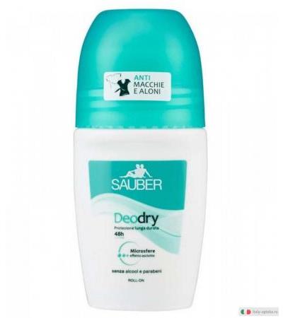 Sauber Deodry Deodorante Roll-on 50ml