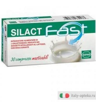 Silact Fast facilita la digestione del lattosio 30 compresse