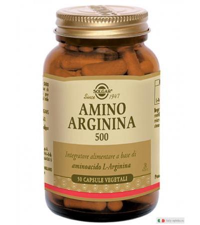 Solgar Amino Arginina 500 - 50 capsule vegetali