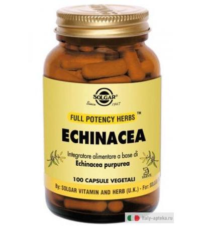 Solgar ECHINACEA difese immunitarie 100 capsule