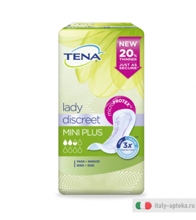 TENA Assorbenti Lady Discreet Mini Plus 16 pezzi