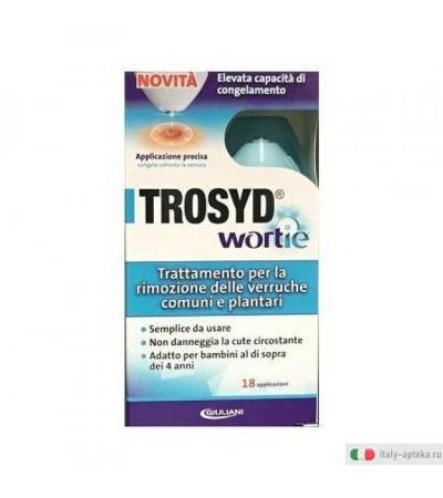 Trosyd Wortie trattamento per la rimozione delle verruche comuni e plantari 18 Applicazioni