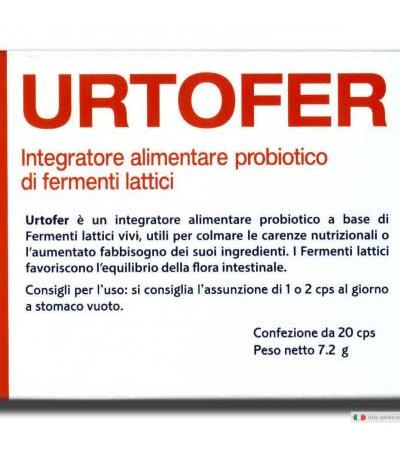 Urtofer fermenti lattici 20 capsule