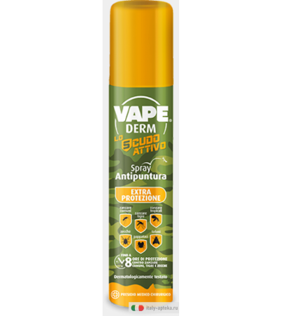 Vape Derm Lo Scudo Attivo spray antipuntura 100ml
