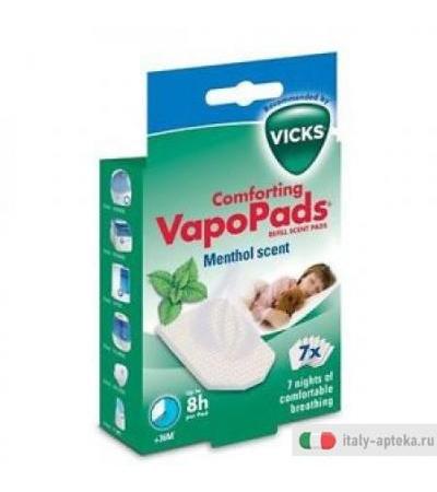 Vicks VapoPads Profumo Mentolo +36m 7 pezzi