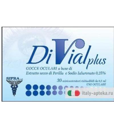 DIVIAL PLUS GTT OCUL MONOD 30F