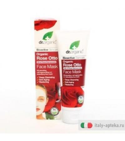DR ORGANIC ROSE FACE MASK125ML