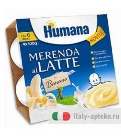 HUMANA MERENDA BANANA 4X100G