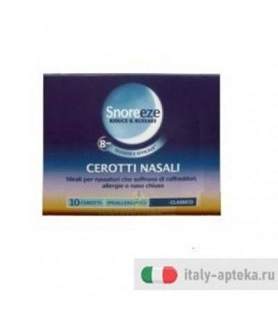 SNOREEZE CER NAS CLAS M 10PZ