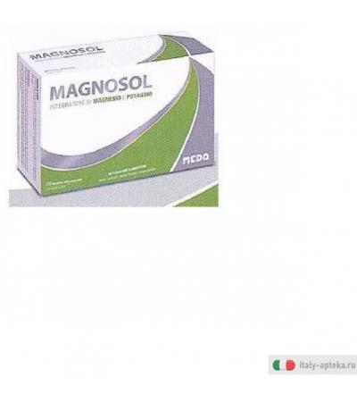 magnosol integratore alimentare di magnesio e potassio, utile in caso di spossatezza, mancanza di
