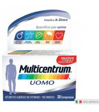 Multicentrum Linea Uomo Integratore Alimentare SPECIFICO 30 Compresse