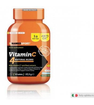 Named Sport Vitamin C 4 Natural Blend 90 Compresse